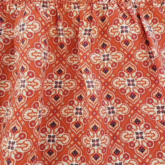 Max Studio Sleeveless Floral-Print Tiered Dress L - Picture 7 of 8